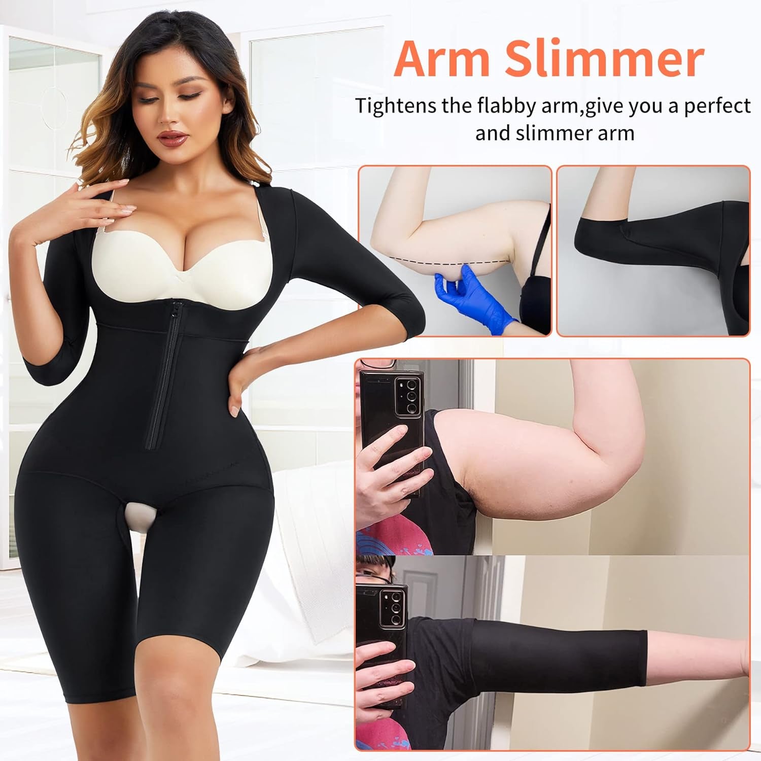 Shapewear for Women Tummy Control Fajas Colombianas Body Shaper Waist Trainer Post Surgery Compression Garment