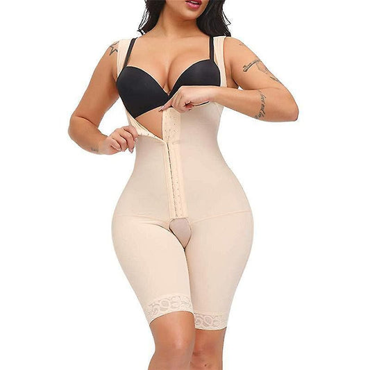 Shapewear Bodysuit For Women, Waist Trainer Butt Lifter Thigh Slimmer Full Body Shaper