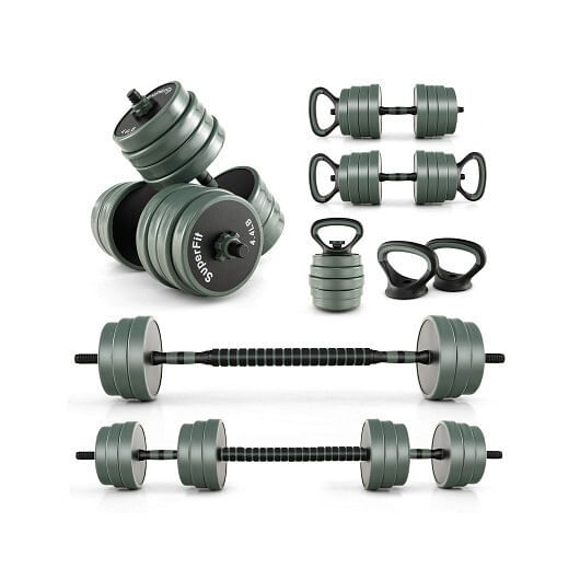 4 in 1 Adjustable Weight Dumbbell Set