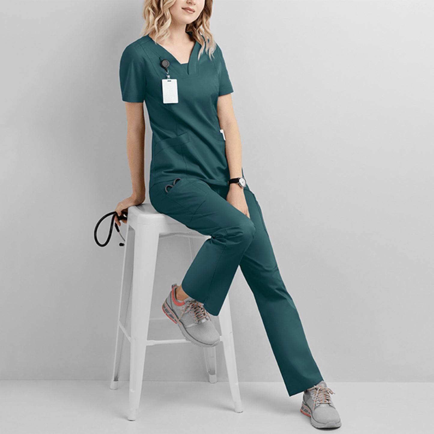 Operating Room Short Sleeved Nurse Uniform Suit Nurse Surgeon